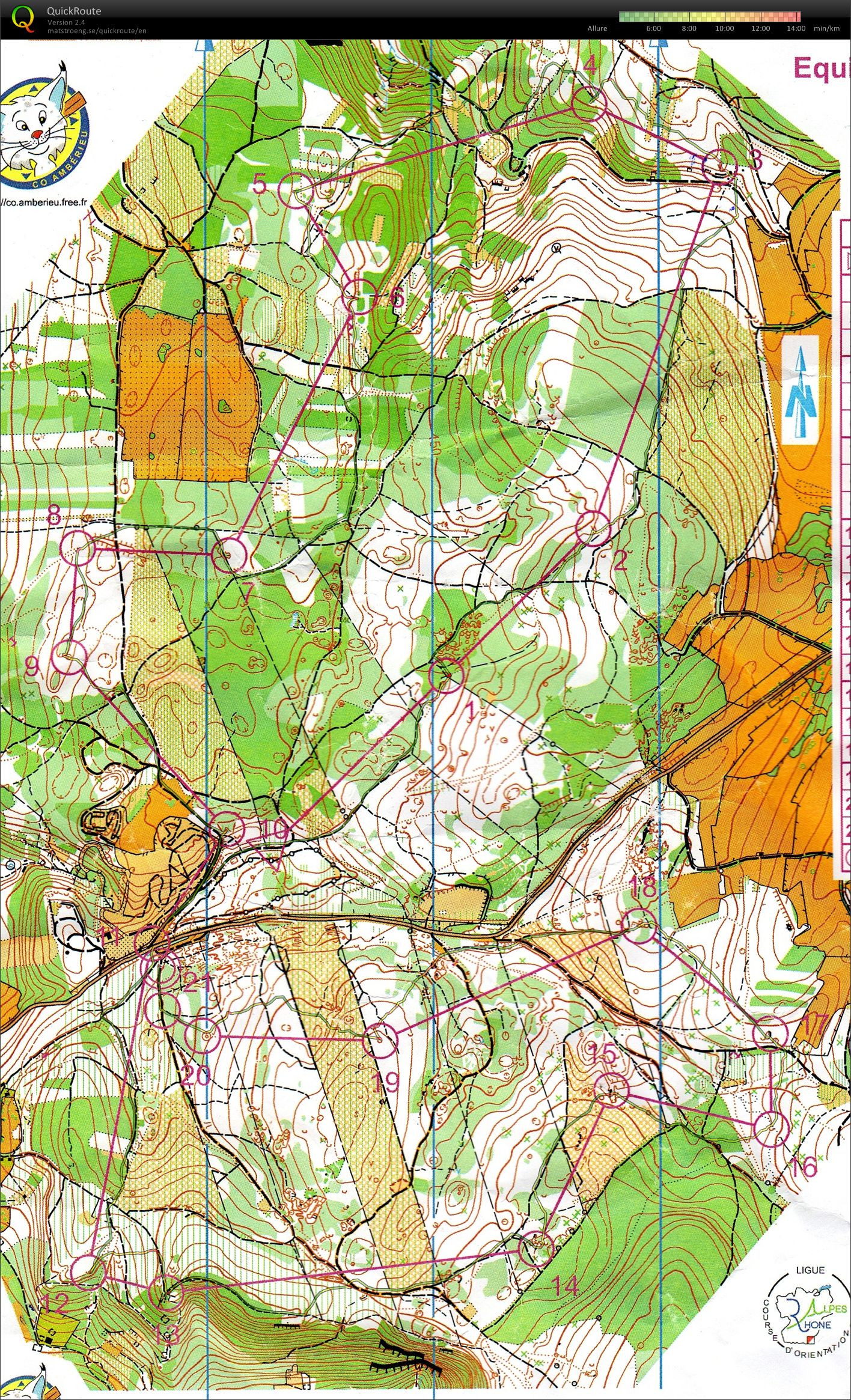 Rand'O des 3 chateaux circuit B (13-03-2014)