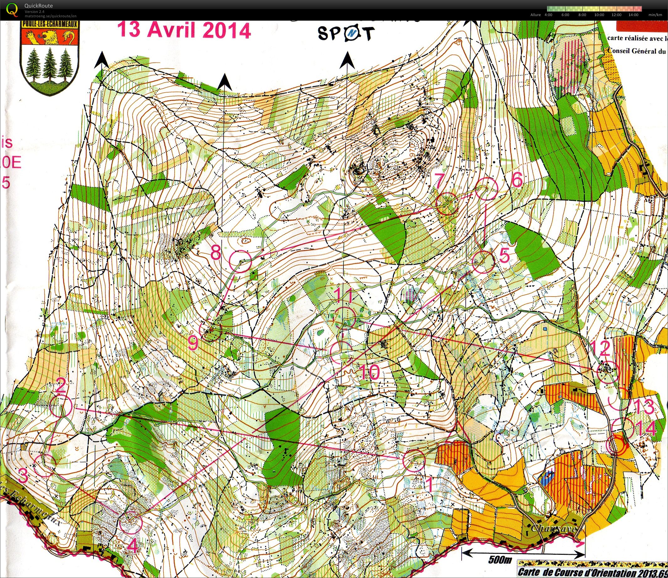 Nationale Sud est (13-04-2014)